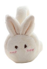 blancho bedding Unisex Winter Earmuffs Cute Ear Warmers for Women Plush Earmuffs rabbit white