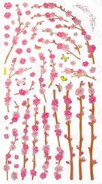 Blancho Bedding Vernal Bloom - Wall Decals Stickers Appliques Home Decor