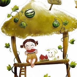 Blancho Bedding Village 1 - Wall Decals Stickers Appliques Home Decor