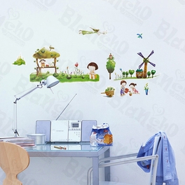 blancho bedding Village 2 - Wall Decals Stickers Appliques Home Decor