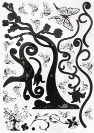 Blancho Bedding Vine Tree - Large Wall Decals Stickers Appliques Home Decor