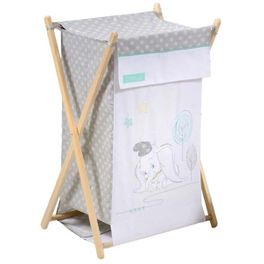 blancho bedding [White Dumbo]Crib Bedding Accessory - Hamper / Laundry Basket