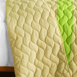 Blancho Bedding [Wild Territory Shanti] 3PC Vermicelli-Quilted Patchwork Quilt Set (Full/Queen Size)