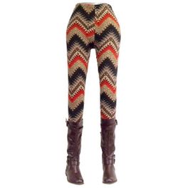 blancho bedding [Wild Triangle] Fashion Women's Legging New Novelty Footless Tights Skinny Pants Stretch Pants One Size