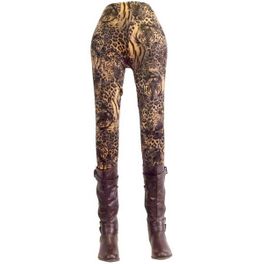 blancho bedding [Wildcat] Fashion Women's Legging New Novelty Footless Tights Skinny Pants Stretch Pants One Size