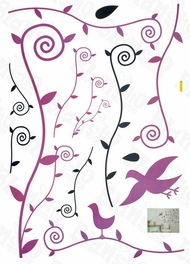 Blancho Bedding Willow & Swallow - Large Wall Decals Stickers Appliques Home Decor