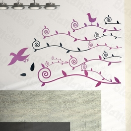 blancho bedding Willow & Swallow - Large Wall Decals Stickers Appliques Home Decor