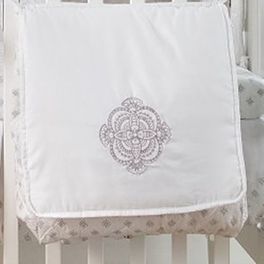 blancho bedding [Willow White]Crib Bedding Accessory - Diaper Bag / Nappy Bag