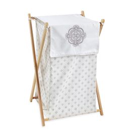 blancho bedding [Willow White]Crib Bedding Accessory - Hamper / Laundry Basket