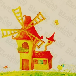 Blancho Bedding Windmill Country - Wall Decals Stickers Appliques Home D¨¦cor