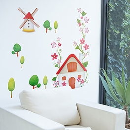 blancho bedding Windmill - Wall Decals Stickers Appliques Home Decor