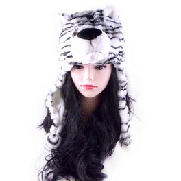 blancho bedding With Tiger Sound Black& White Creative Cute Tiger Cap/Headwear/Hat