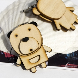 Blancho Bedding [Wooden Animals-1] - Cell Phone Charm Strap / Camera Charm Strap / Handbags Charms