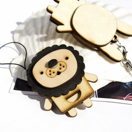 Blancho Bedding [Wooden Animals-2] - Cell Phone Charm Strap / Camera Charm Strap / Handbags Charms