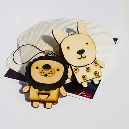 blancho bedding [Wooden Animals-2] - Cell Phone Charm Strap / Camera Charm Strap / Handbags Charms
