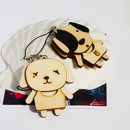blancho bedding [Wooden Animals-3] - Cell Phone Charm Strap / Camera Charm Strap / Handbags Charms