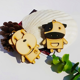 blancho bedding [Wooden Animals-4] - Cell Phone Charm Strap / Camera Charm Strap / Handbags Charms