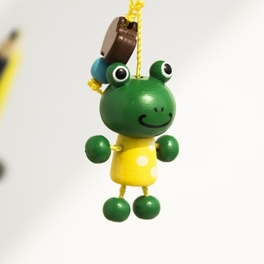 Blancho Bedding [Yellow Cat & Frog] - Cell Phone Charm Strap / Camera Charm Strap / Handbags Charms