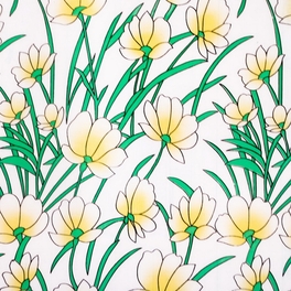 Blancho Bedding Yellow Cymbidium - Self-Adhesive Printed Window Film Home Decor(Roll)