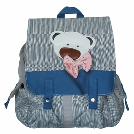 blancho bedding [Young Bear] Fabric Art School Backpack Outdoor Daypack
