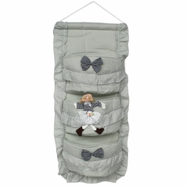 blancho bedding [Zebra & Doll] Gray/Wall Hanging/ Wall Organizers /Wall Baskets/Hanging Baskets (11*24)