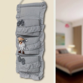 Blancho Bedding [Zebra & Doll] /Wall Hanging/ Wall Organizers /Wall Baskets/Hanging Baskets/Baskets (11*24)