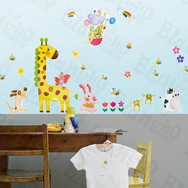 blancho bedding Zoo Party 2 - X-Large Wall Decals Stickers Appliques Home Decor