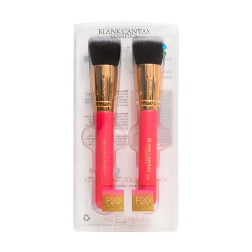 blank canvas F20 Duo Foundation Brush Set