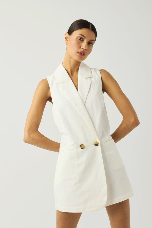Blank Nyc Cloud Burst Romper Cloud Burst