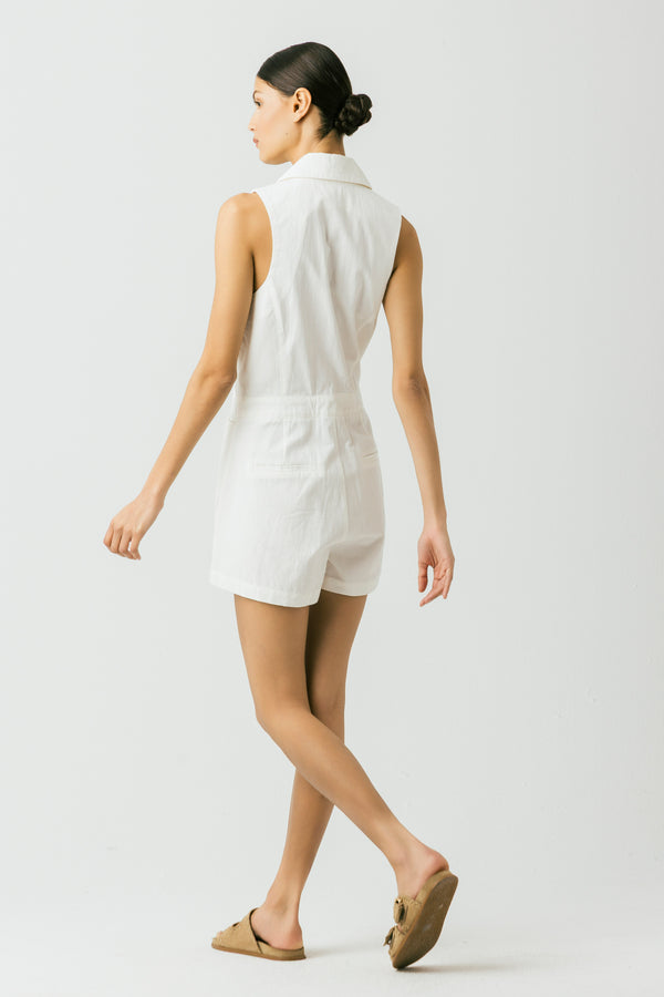 Blank Nyc Cloud Burst Romper Cloud Burst