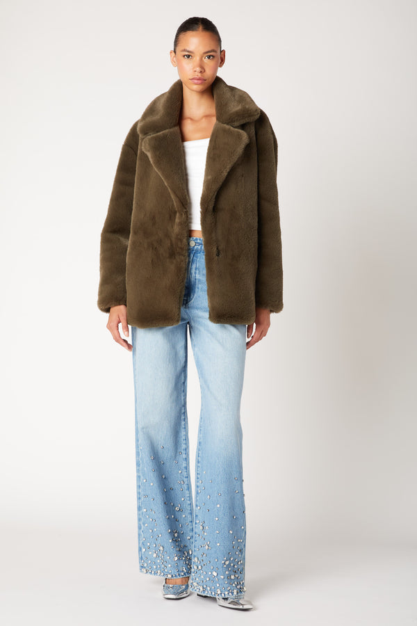 blank nyc Double Matcha Jacket Double Matcha