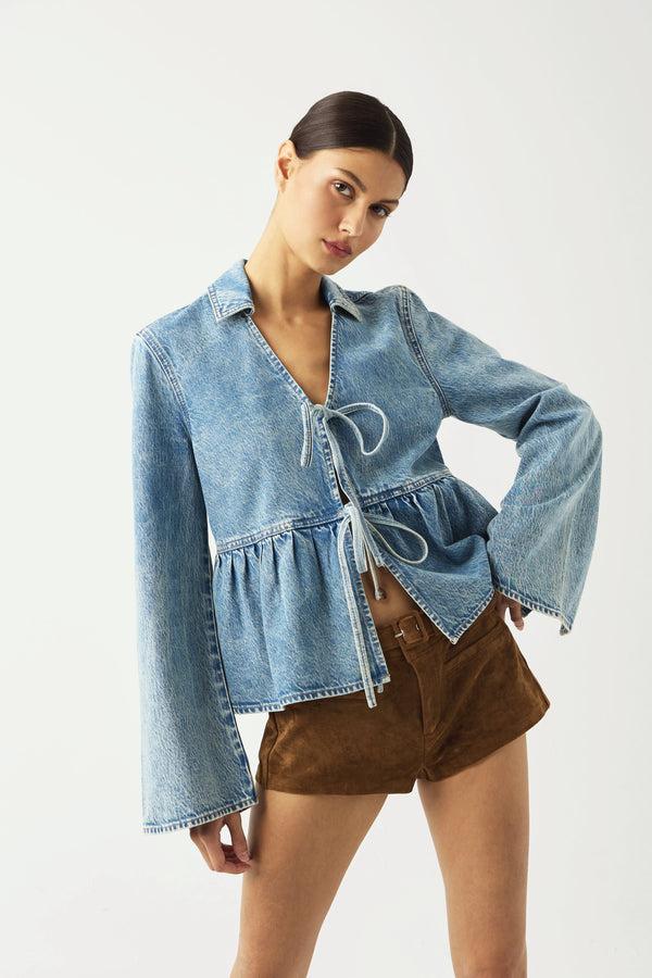 blank nyc Easy Day Shirt Easy Day