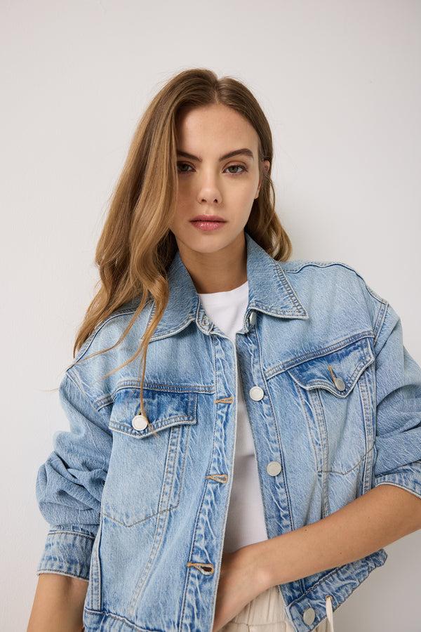 blank nyc Feeling Good Shirt Jacket Feeling Good