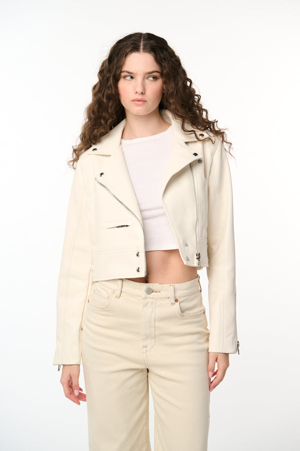 Blank Nyc High Cloud Jacket WHITE