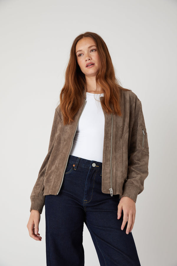 Blank Nyc Oyster Shell Bomber Oyster Shell