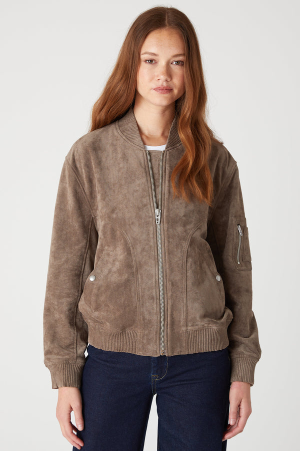 Blank Nyc Oyster Shell Bomber Oyster Shell