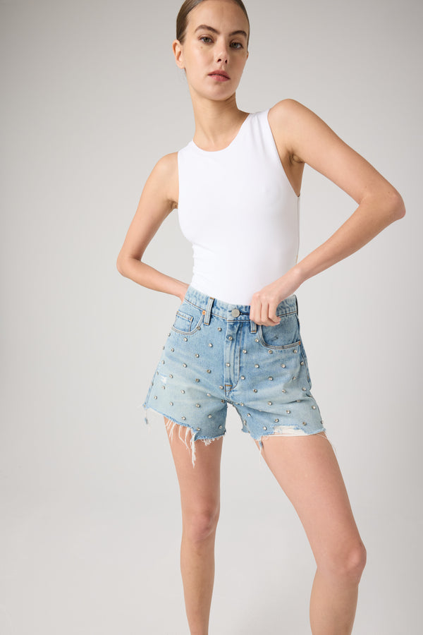 Blank Nyc Reeve Set In Stone Short Set In Stone