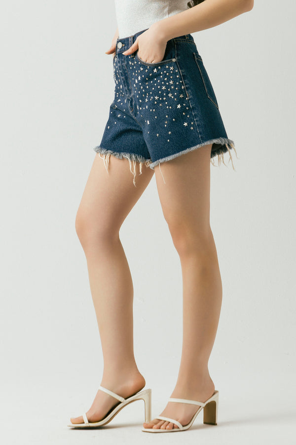 Blank Nyc Reeve Silver Dreams Short Silver Dreams