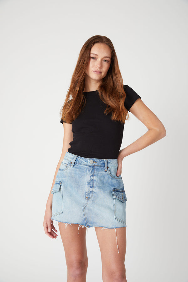 Blank Nyc Road Line Skirt Road Line