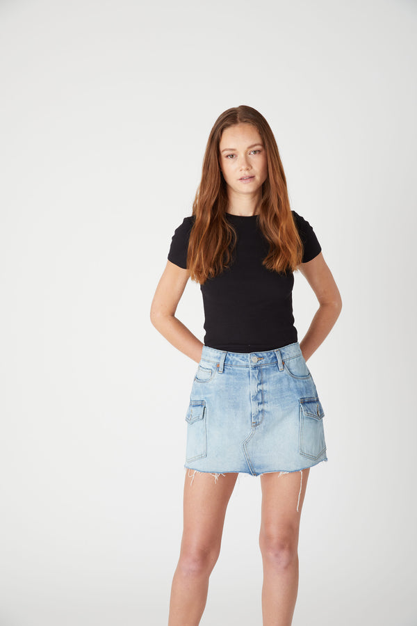 Blank Nyc Road Line Skirt Road Line