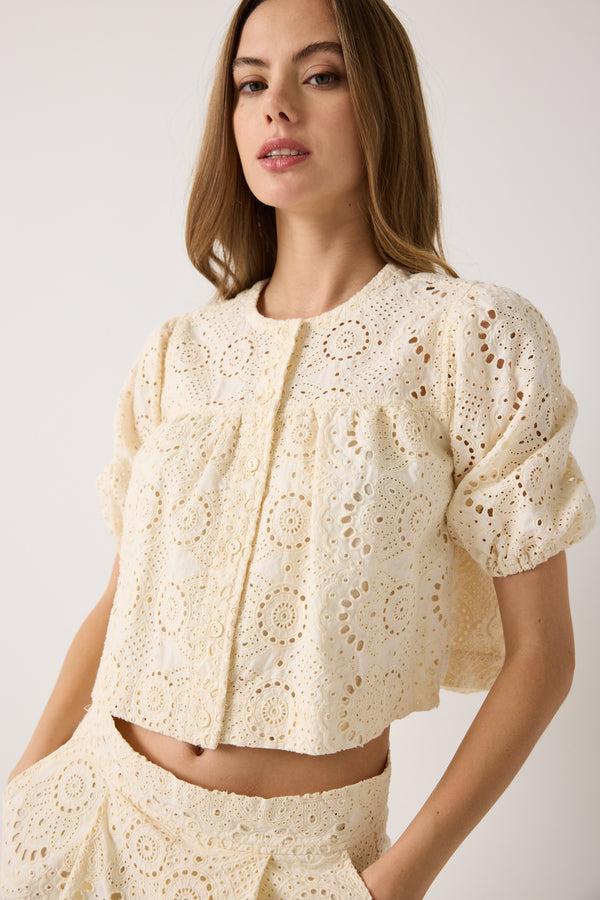blank nyc Roaming Free Blouse Roaming Free