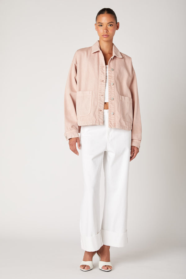 Blank Nyc Rosewater Shacket Rosewater