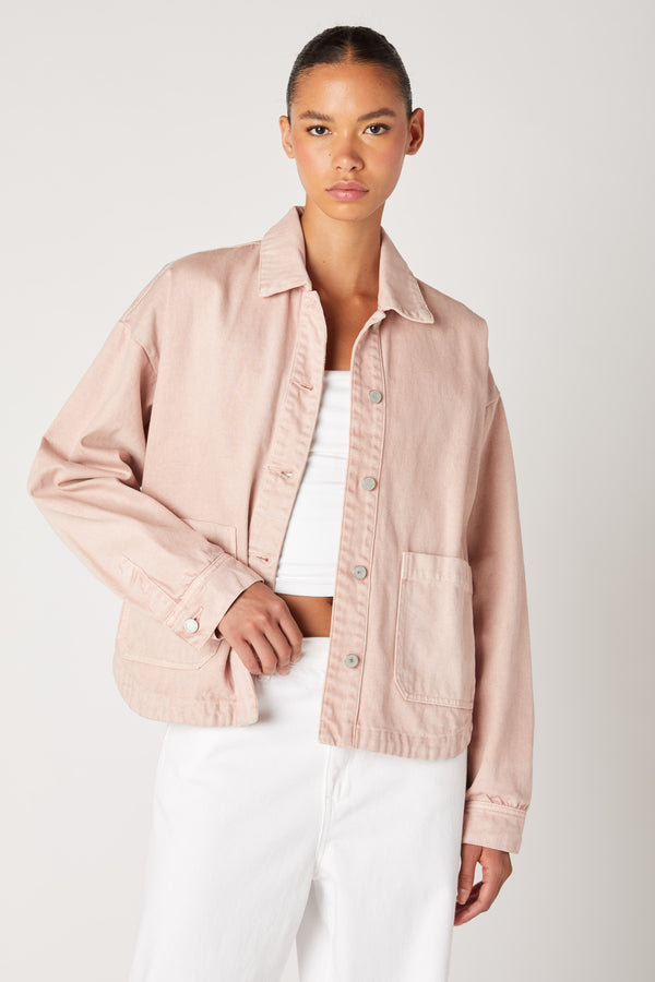 Blank Nyc Rosewater Shacket Rosewater