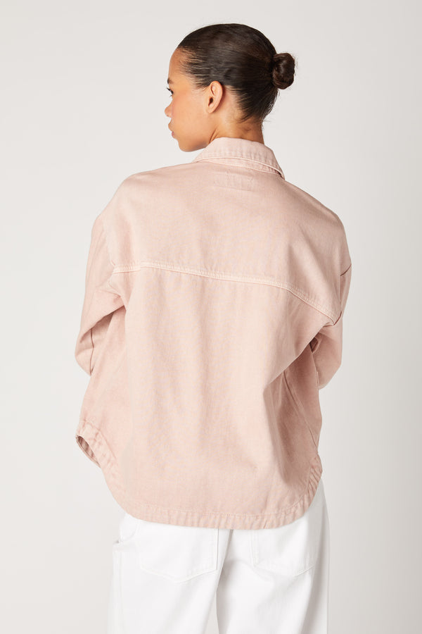 Blank Nyc Rosewater Shacket Rosewater