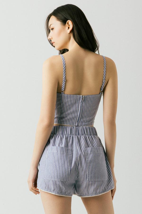 Blank Nyc Sailing Squad Bustier Top Sailing Squad