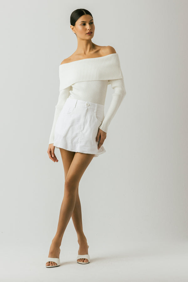 Blank Nyc Seasalt Balloon Skirt Seasalt