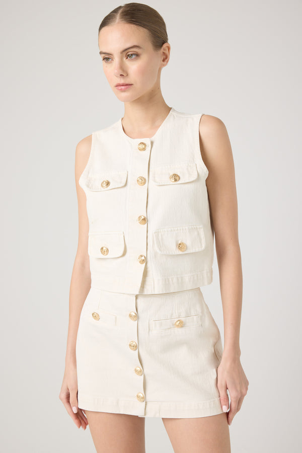 Blank Nyc Sugar Coated Vest Sugar Coated