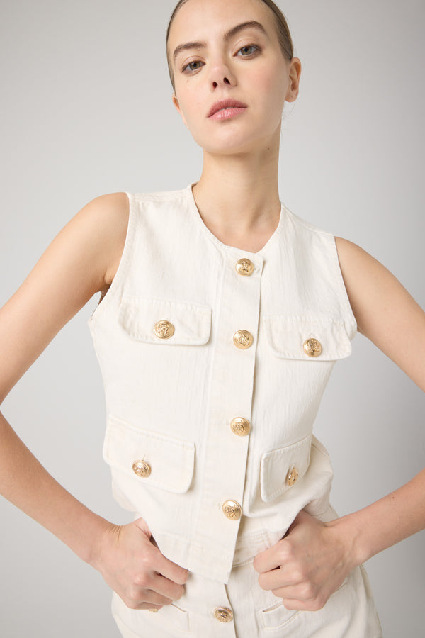 blank nyc Sugar Coated Vest Sugar Coated