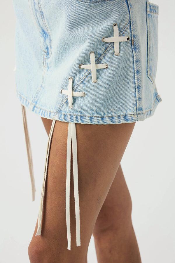 Blank Nyc Tie Breaker Skirt Tie Breaker