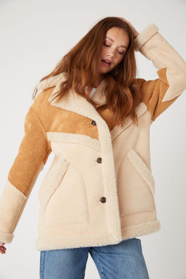 Blank Nyc Toffee Crunch Coat Toffee Crunch